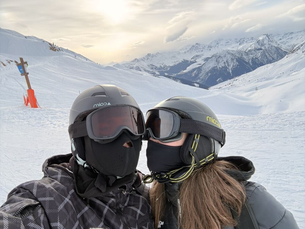 Lila et Prinz à La Plagne